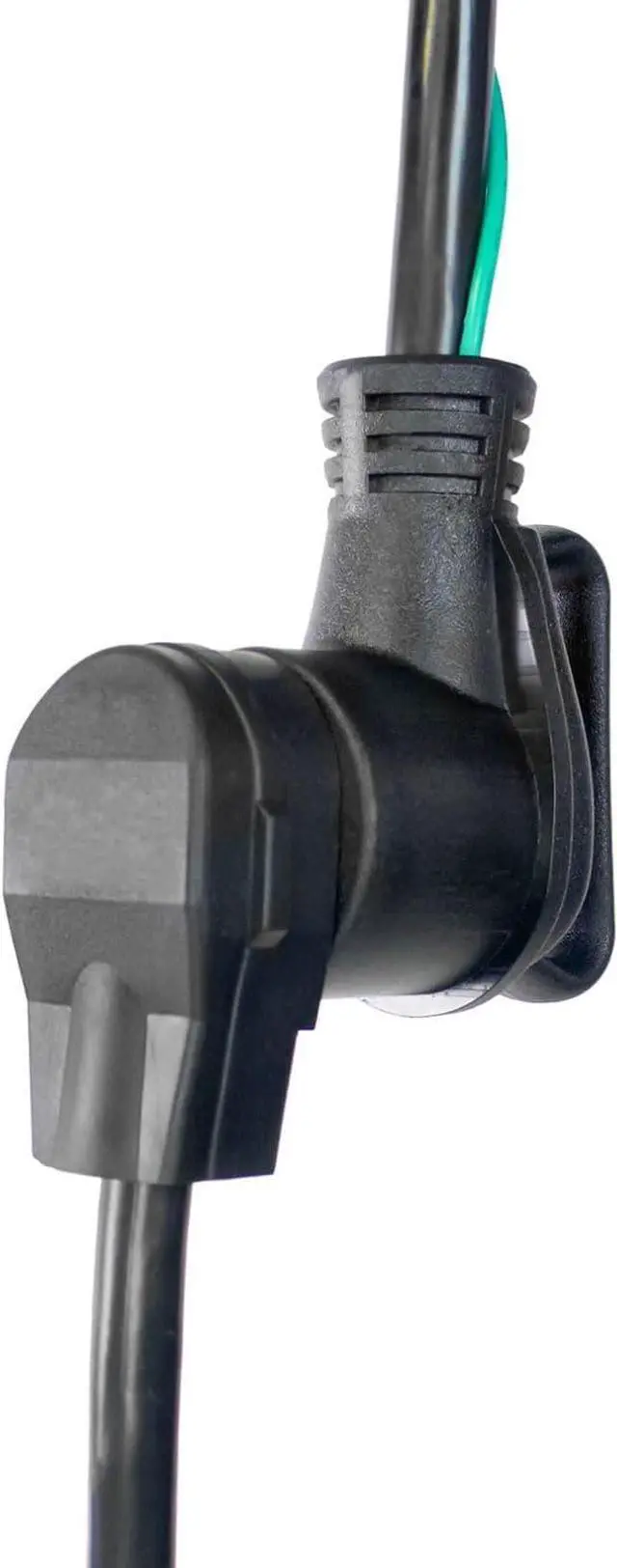 Alt view image 7 of 7 - 3-Prong to 4-Prong Dryer Plug Adapter, Convert 4 Prong Dryer Plug to 3 Prong Wall Outlet with Ground Wire 30A, 250V, 10AWG, 1.5-feet
