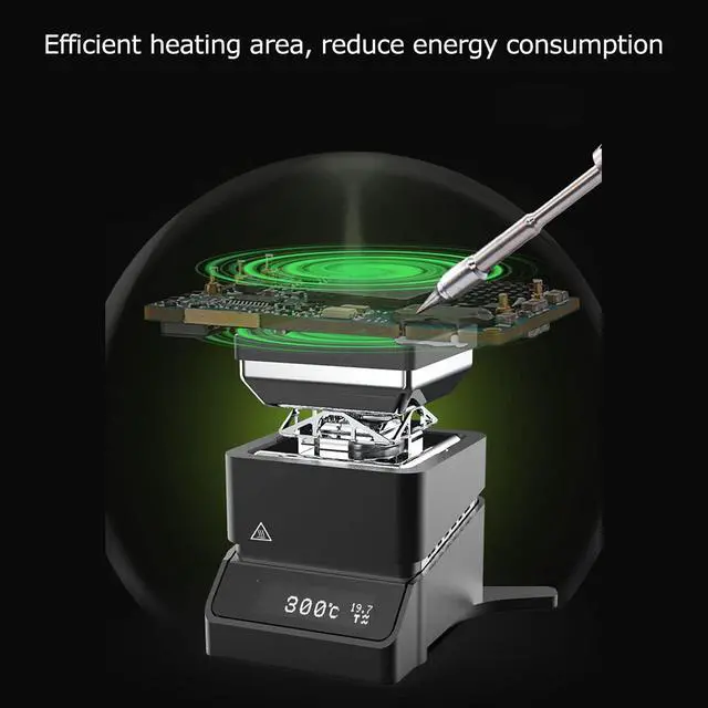 Alt view image 7 of 7 - MHP30 Mini Hot Plate Welding Preheat Station Preheater for Soldering Iron Welding Heating,Heating Area 30 x 30mm