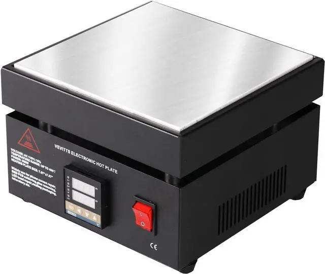 Main image of 110V 850W LED Digital Electric Hot Plate, 30-400°C Soldering Preheating Station for PCB SMD LED Rework Lab