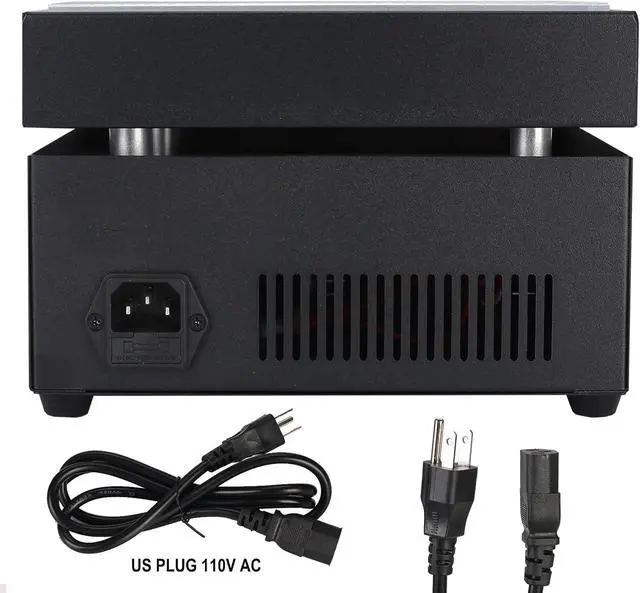 Alt view image 5 of 7 - 110V 850W LED Digital Electric Hot Plate, 30-400°C Soldering Preheating Station for PCB SMD LED Rework Lab