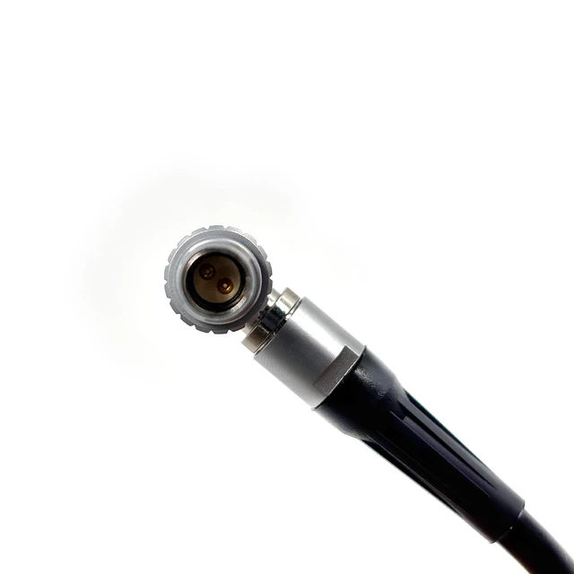 Alt view image 3 of 7 - D-TAP to LEMO-Compatible 2-Pin 0B Male Power Cable for Teradek, Blackmagic Pyxis, ARRI, RED Komodo, Z CAM, RS2/RS3 Pro, SmallHD, Preston, Paralinx, Switronix (Coild)