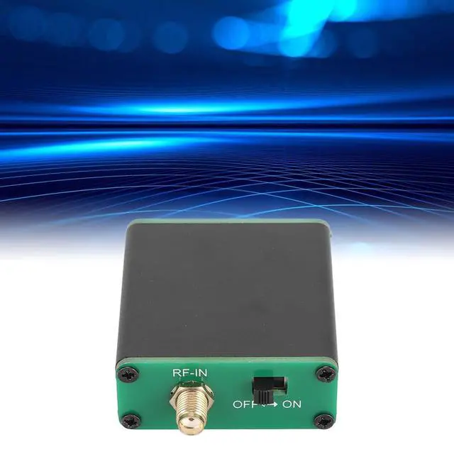 Alt view image 2 of 7 - Ultra Low Noise Amplification, High Gain LNA Amplifier 20dB, Full Band Low Power Amplifier 100k-6GHz with Bias Tee Power Supply for 1A