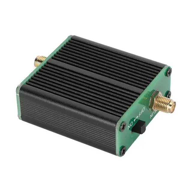 Alt view image 4 of 7 - Ultra Low Noise Amplification, High Gain LNA Amplifier 20dB, Full Band Low Power Amplifier 100k-6GHz with Bias Tee Power Supply for 1A