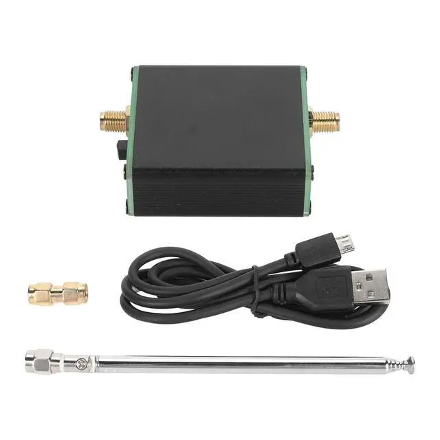 Alt view image 5 of 7 - Ultra Low Noise Amplification, High Gain LNA Amplifier 20dB, Full Band Low Power Amplifier 100k-6GHz with Bias Tee Power Supply for 1A