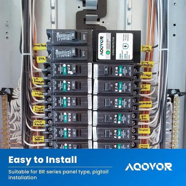 Alt view image 4 of 7 - Type BR Whole-Panel Circuit Breaker Surge Protective Device (3-Pack)