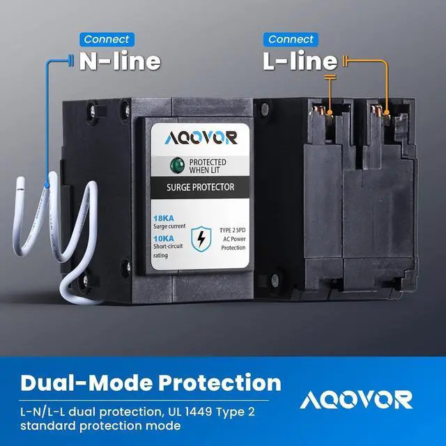 Alt view image 6 of 7 - Type BR Whole-Panel Circuit Breaker Surge Protective Device (3-Pack)