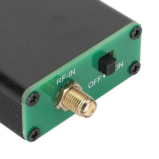 Alt view image 7 of 7 - Ultra Low Noise Amplification, High Gain LNA Amplifier 20dB, Full Band Low Power Amplifier 100k-6GHz with Bias Tee Power Supply for 1A