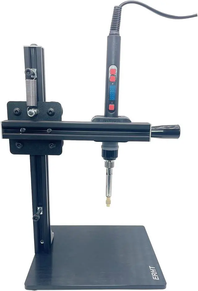 Alt view image 2 of 7 - Heat Set Insert tip Tool Vertical Heat Pressing Machine Heat Brass Inserts 3D Printing and 360pcs Thread Knurled Nut M2 M2.5 M3 M4 M5 M6 (Heat Set Insert Tool)