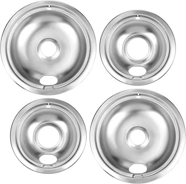 Alt view image 7 of 7 - MP22YA Electric Stove Burner Element Replacement Set & W10290350 W10290353 4 Pack Drip Pans - Perfectly Fit Whirpool Electric Range Stove Top