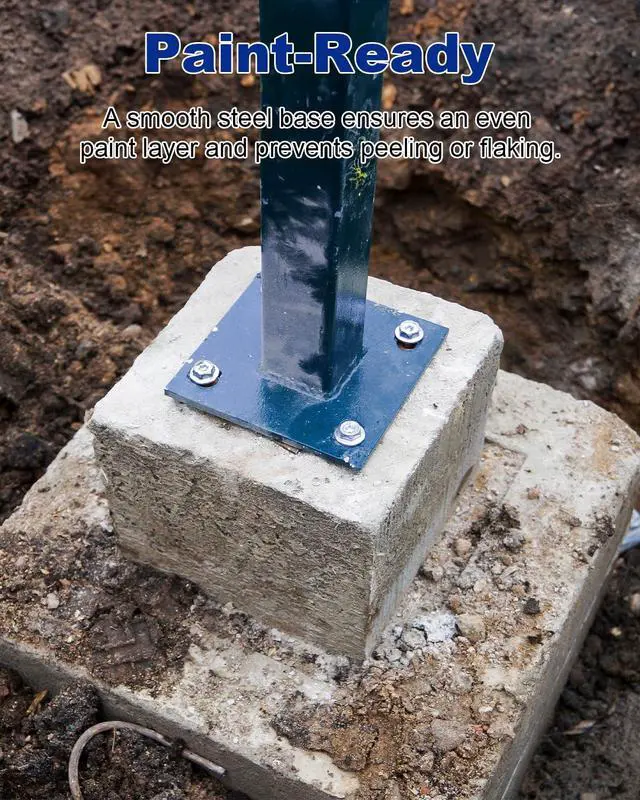 Alt view image 5 of 6 - 4 Pcs 6 X 6 X 1/4 Inch A36 Steel Plate Hot Rolled with 4 Holes