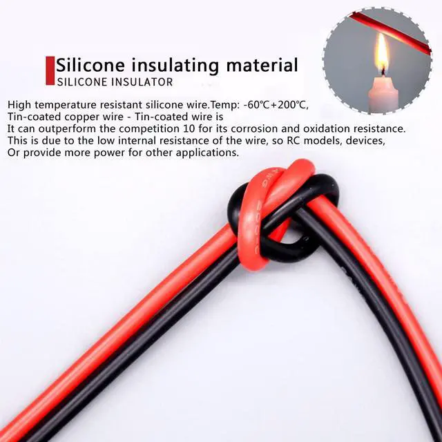 Alt view image 4 of 7 - 16AWG 5 Colors Silicone Electrical Wire Kit Hook Up Cable for Electronics DIY Work Solid Wire Spool Included Electrical Stranded Tinned Copper Wire and Tools (5x13ft Coil)