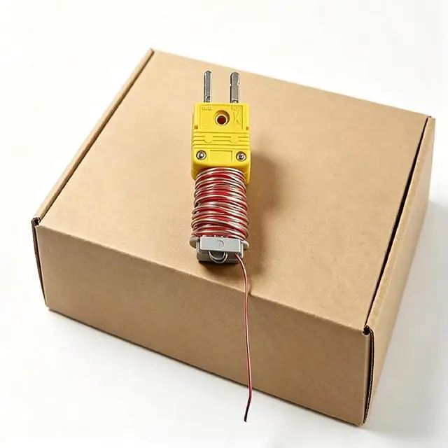 Alt view image 6 of 6 - Type K Thermocouple Probe Teflon Wire 79in 2.19yd Temp -30°F to 500°F