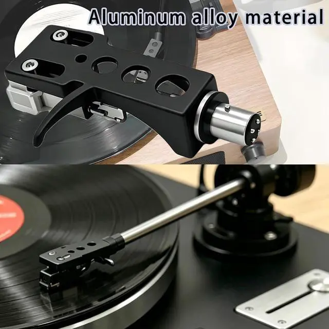 Alt view image 3 of 7 - Black Headshell AT-3600L Cartridge Stylus, AT-3600L Magnetic Cartridge Stylus Compatible with Technics SL D1, SL D1K, SL D2, SL D202, SL D205, SL D2K, SL D3, SL D303, SL D33, SL D3K, SL D5.