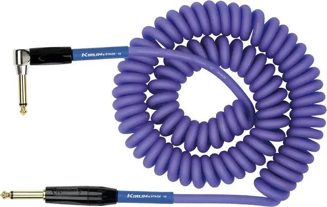 Main image of Cable IMK-182BFGL-30/BLF 1/4" Premium Coil Instrument Cable, 30', Purple Translucent