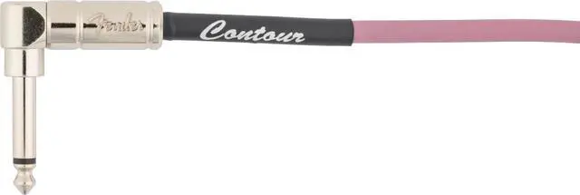 Alt view image 2 of 3 - Contour Coiled Instrument Cable, Guitar Accessories, Straight/Angle, Burgundy Mist, 30 ft