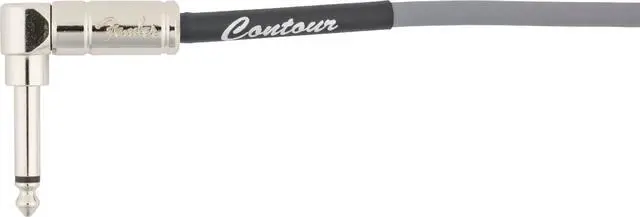 Alt view image 2 of 3 - Contour Coiled Instrument Cable, Guitar Accessories, Straight/Angle, Inca Silver, 30 ft