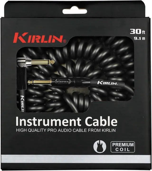 Alt view image 2 of 4 - 22 gauge Coil Cable, IPK-222BFGL-30/BKE, 20ft, Metallic Black PVC Jacket