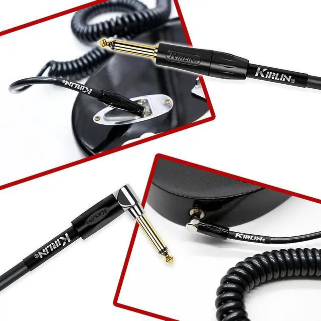 Alt view image 3 of 4 - 22 gauge Coil Cable, IPK-222BFGL-30/BKE, 20ft, Metallic Black PVC Jacket