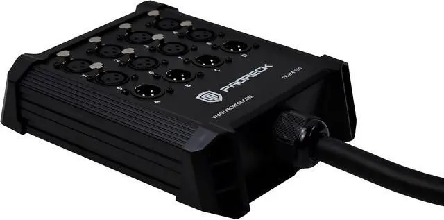 Alt view image 2 of 7 - 8-Channel Low Profile XLR Send Circuit Board Snake Cables, XLR Splitter Cable for Live, Recording, Stage, Studio, 100 Feet Long