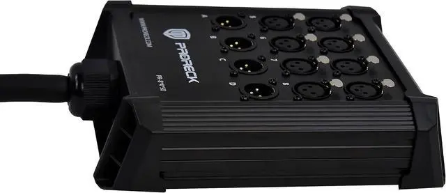 Alt view image 2 of 7 - 8-Channel Low Profile XLR Send Circuit Board Snake Cables, XLR Splitter Cable for Live, Recording, Stage, Studio, 50 Feet Long