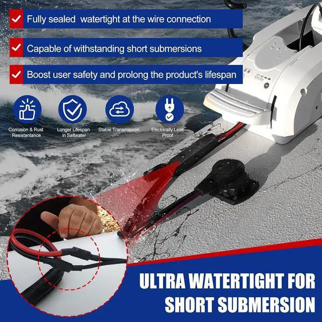 Alt view image 3 of 7 - MKR-28 1865120 Trolling Motor Plug & Receptacle, 12V-48V