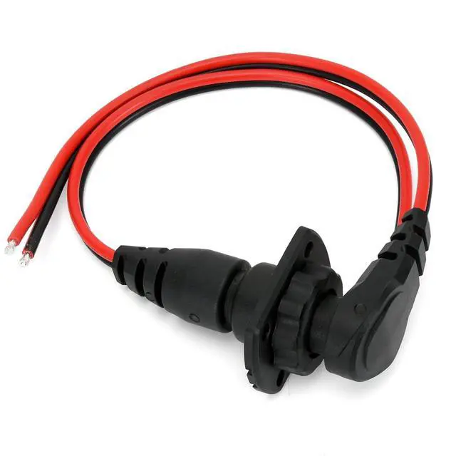 Alt view image 7 of 7 - 1865120 MKR-28 Trolling Motor Plug Receptacle Combo and 1865115 MKR-27 60 AMP Circuit Breaker Fit for Minn Kota 12/24/36V/48V Trolling Motor Freshwater and Saltwater