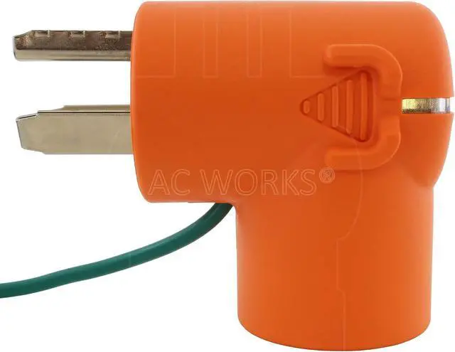 Alt view image 6 of 7 - 30 Amp 3-Prong Dryer Wall Outlet Adapter (To 4-Prong 30Amp Dryer Plug)