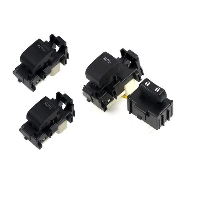 Alt view image 6 of 7 - for Toyota Tundra 2007-2021 LED Lighted Power Window Switch Control, Lock/Unlock Switch with Auto Down/Up, Kit of White Light (NOT Fit 1794 Edition, Platinum, TRD Pro)