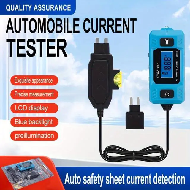 Alt view image 2 of 7 - Car Fuses Tester with Digital Display, 48V Automotive Circuit Tester - Portable Current & Power Fault Diagnostic Tool for Car Fuses, Vehicles, Trucks, Motorcycles