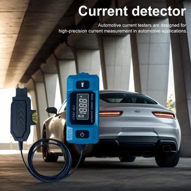 Alt view image 3 of 7 - Car Fuses Tester with Digital Display, 48V Automotive Circuit Tester - Portable Current & Power Fault Diagnostic Tool for Car Fuses, Vehicles, Trucks, Motorcycles