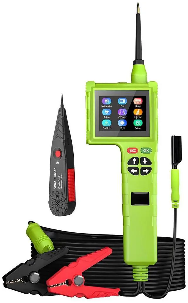 Main image of P200 Pro Power Circuit Probe Kit, 2026 9V-48V Automotive Circuit Tester with Multimeter Oscilloscope Fuel Injector Tester, Car Electrical System Diagnostic Tool Component Activation
