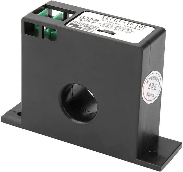 Alt view image 5 of 7 - AC Current Transducer Transmitter AC 0-50A to DC 0-10V SZT15-10V Self-Powered Current Mutual Inductor