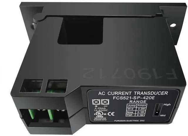 Main image of FCS521-SP-420E AC Current Transmitter, 0-50A Split Core, 4-20mA Output, High Accuracy, 2000V Isolation, for PLC & Industrial Automation