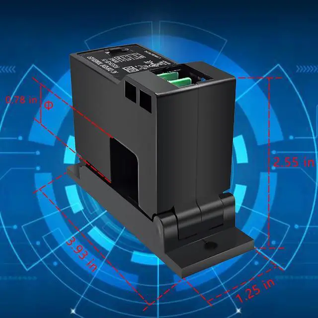 Alt view image 2 of 7 - FCS521-SP-420E AC Current Transmitter, 0-50A Split Core, 4-20mA Output, High Accuracy, 2000V Isolation, for PLC & Industrial Automation