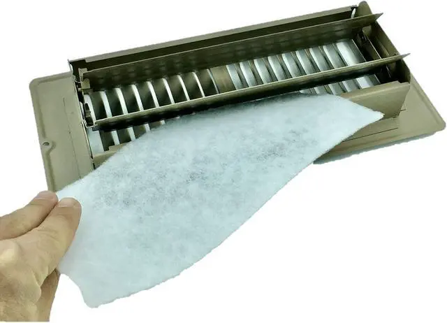 Alt view image 5 of 7 - Vent Filter Media Roll 25ft x 12in, Cut to Fit | Cuts to any register size for homes, RVs and mobile homes, electrostatic media works in HVAC, AC and heating vents