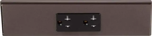 Alt view image 2 of 5 - Task Lighting TR Series Angle Power Strip, 9 inch, 1 Dual Receptacles, Bronze