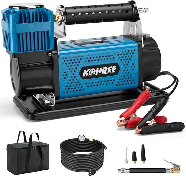 Main image of 12V Air Compressor, 7.06 CFM Fast Tire Inflator, Heavy Duty Tire Pump with Max 150 PSI for Offroad Truck, RV, 4x4 Vehicles | Tire Pump with Max 150 PSI for Offroad Truck, RV, 4x4 Vehicles