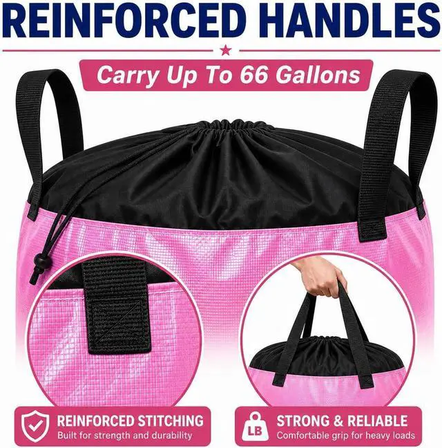 Alt view image 5 of 7 - Moving Bags Heavy Duty Extra Large, 66 Gallon XL College Moving Bags with Handles, Waterproof Storage Totes Packing Supplies for Home Dorm, Set of 4