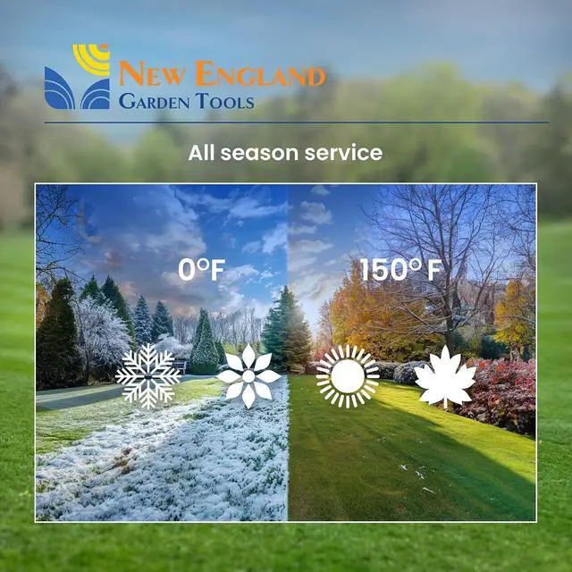 Alt view image 7 of 7 - Flat Garden Hose (50 foot x 5/8 inch) Lightweight, Durable Fiber Jacket, Flexible & Kink Free, Non-Expandable Water Hose, Easy Handling in All-Weather Conditions, 700009 by New England Garden Tools