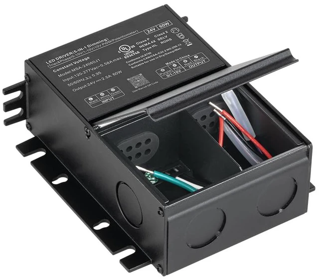 Main image of UL-Listed Class P Power Supply 60W 24VDC Dimmable LED Driver