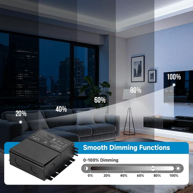 Alt view image 5 of 7 - UL-Listed Class P Power Supply 60W 24VDC Dimmable LED Driver