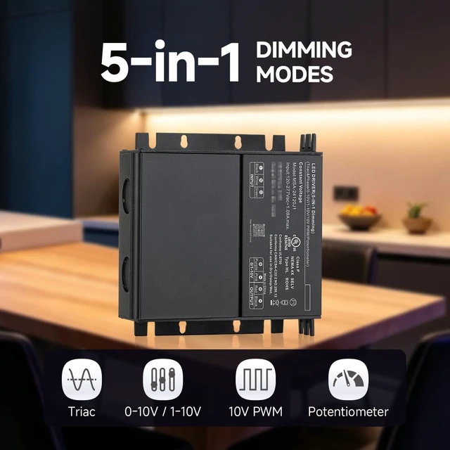 Alt view image 6 of 7 - UL-Listed Class P Power Supply 60W 24VDC Dimmable LED Driver