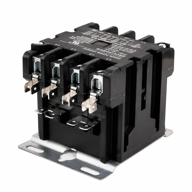 Alt view image 3 of 7 - 4-Pole 40A Contactor with 120VAC Coil, UL Recognized (Pack of 2)