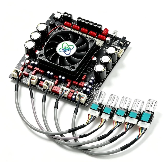 Main image of S600X-W 2.1 Channel Bluetooth Amp Board Dual TPA3255 HiFi Class D, 300W×2 + 600W Subwoofer, DC 19-51V, BT 5.2, AUX & USB, for DIY Home Theater Passive Speakers