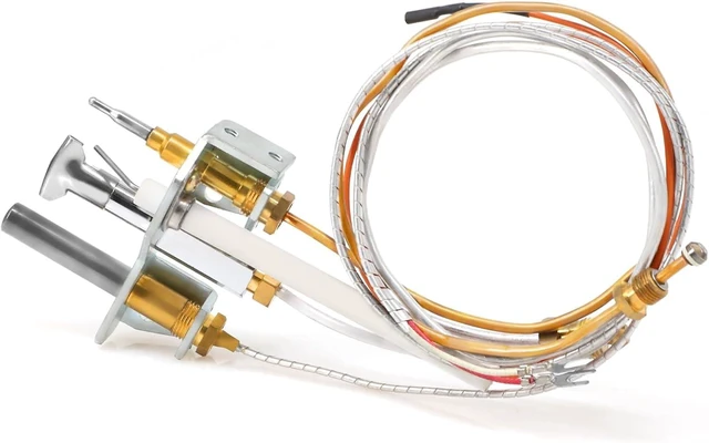 Main image of 4021-732 Natural Gas Pilot Assembly Kit, 25660 with Thermocouple & Thermopile, Replacement for Heat N Glo, Heatilator, Quadrafire Fireplaces