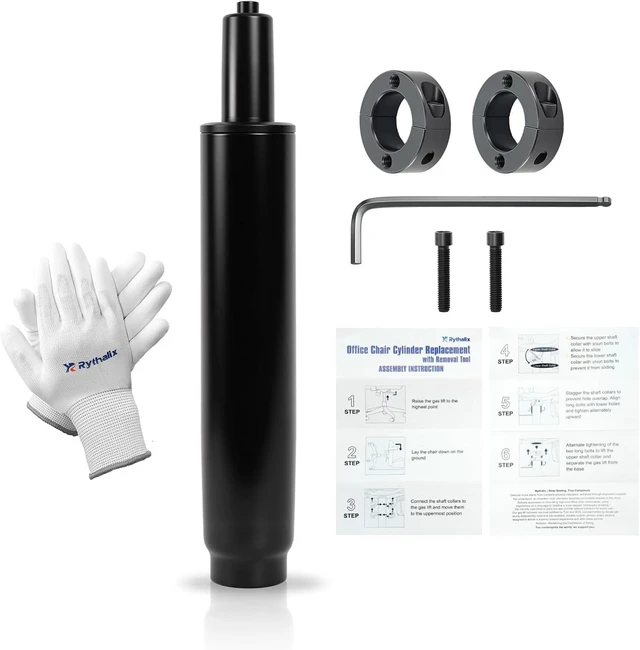 Main image of Top-Activated Office Chair Gas Cylinder Replacement Kit, 11-16.5 Inches