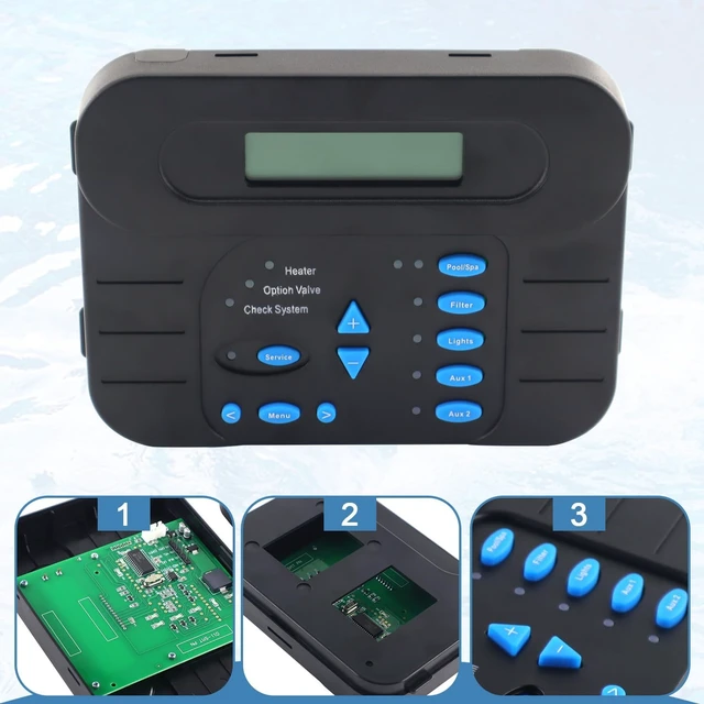 Alt view image 2 of 6 - GLX-PL-LOC-P-4 Local Display Controller Service Kit, Replacement for Hayward Goldline Pro Logic PL-P-4 & AquaPlus PL-Plus Automation Systems, Pool Control Panel
