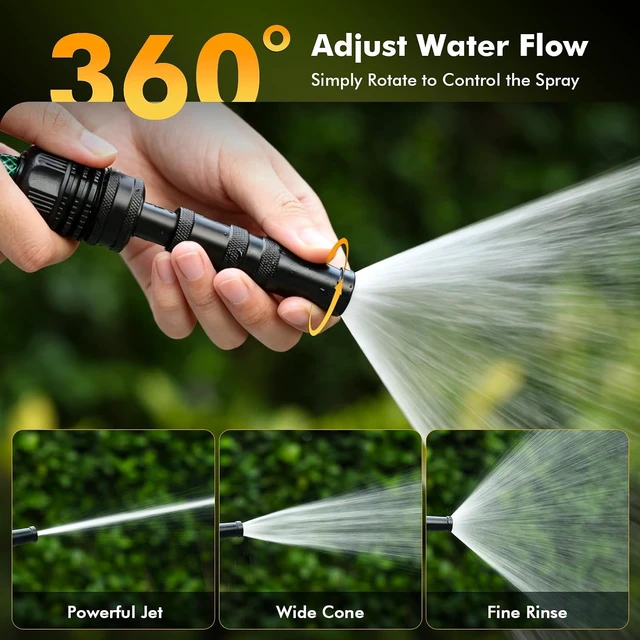 Alt view image 4 of 7 - Heavy Duty Garden Hose Nozzle Sprayer for Outdoor Use, 4 Pack