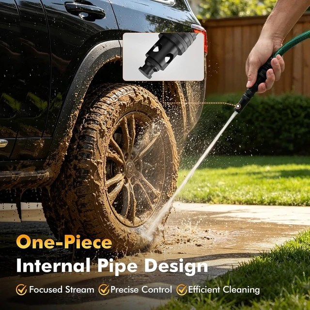 Alt view image 6 of 7 - Heavy Duty Garden Hose Nozzle Sprayer for Outdoor Use, 4 Pack