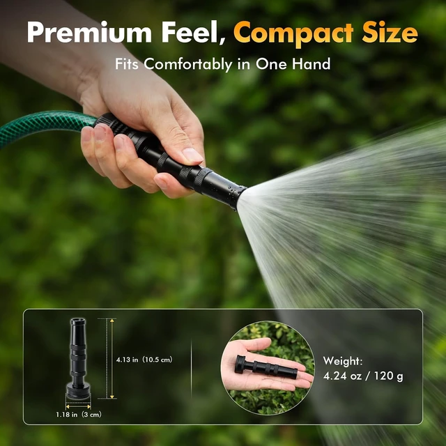 Alt view image 7 of 7 - Heavy Duty Garden Hose Nozzle Sprayer for Outdoor Use, 4 Pack